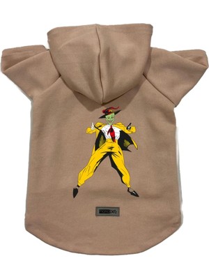 Zemira Kapişonlu Sweatshirt Kıyafeti & Elbisesi Bej Mask S