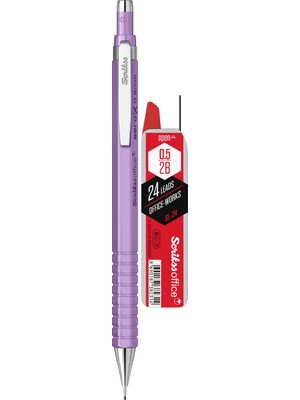 Zemira Scrikss Office Aero-X Versatil 0.5 mm Mor & Sl-24 Min 2b 2'li Blister