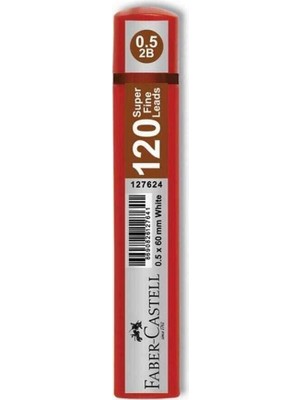 Zemira Faber-Castell Min 0.5 2b 60MM,120LI Kırmızı Tüp