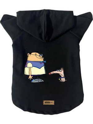 Zemira Kapişonlu Sweatshirt Kıyafeti & Elbisesi Siyah Cando M