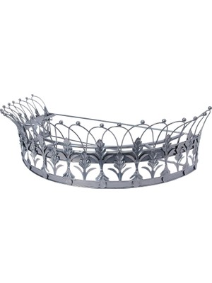 Zemira Creative Co-Op Dekoratif Metal Perde Veya Canopy Crown