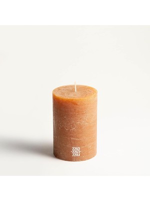 Zemira Deurne Amber Parafın Mum 9X9X13 cm