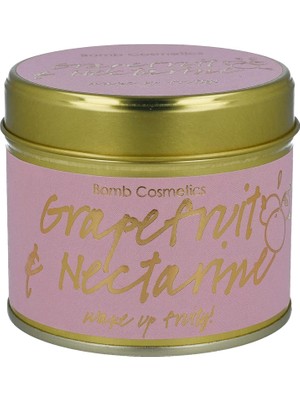Zemira Bomb Cosmetics Grapefruit & Nectarine Teneke Mum 1 Paket (1 x 1 Adet)