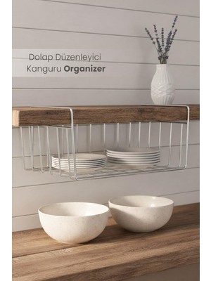 Zemira Sas Haus Dolap Düzenleyici Kanguru Organizer - Asılabilir Havlupan Düzenleyici Banyo Mutfak Düzenle