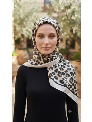 MELAY Leopar Desenli Soft Şal