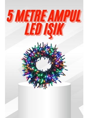 Lizbon Center Karışık Renk Pilli LED Işık Çok Fonksiyonlu Enerji Tasarruflu 5 Metre - HBSBLC2994-8666