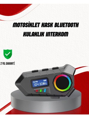 Lizbon Center Suya Dayanıklı Bluetooth  Interkom 5.4 Hoparlör 500MAH Batarya ve Fm Radyo Özel - HBSBLC6846-2