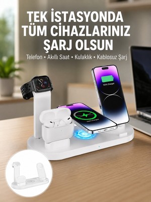 Lizbon Center Şık ve Fonksiyonel Tasarım – Evde Ofiste Veya Seyahatte Kusursuz Şarj Deneyimi - HBSBLC4872-6
