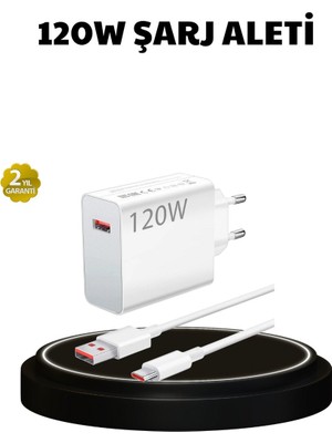 Lizbon Center 120W Ultra Hızlı Şarj Adaptörü Usb-C Destekli Güçlü Şarj Teknolojisi - HBSBLC1540-5246