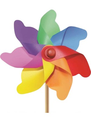 Urfakent 7 Kanat 20CM Gökkuşağı Rüzgar Gülü