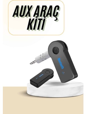 Lizbon Center Bluetooth Araç Kiti Aux Çıkışlı  Telefon Müzik Alıcı Tüm Cihazlara Uyumlu - HBSBLC9646-69