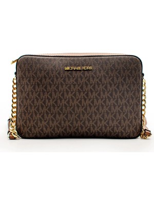 Michael Kors Jet Set Large Logo Crossbody Çapraz Omuz Çantası