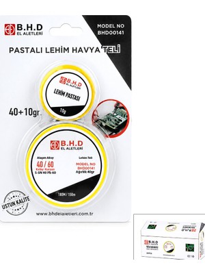 Ttt 2'li Lehim Teli ve Pasta Seti - 1.2 mm