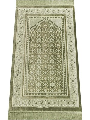 Zemira Ihvan Online Kadife Inci Seccade Velvet Pearl (Yeşil)