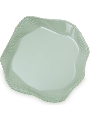 Zemira Maris Melamin Mint Yeşili Tabak 27.2X26.6X2.3 cm