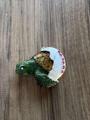 Zemira Temalı Dekoratif Cam Buzdolabı Magneti, El Yapımı, Yeşil Renkli, Tarzı