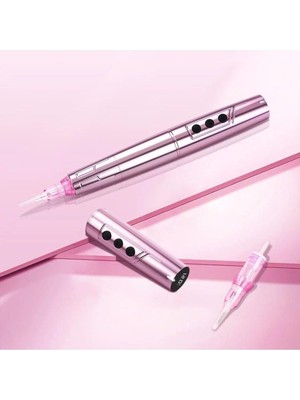 Zemira Thunderlord Power TP-006 Dövme Makinesi Kalıcı Makyaj Cihazı, Pembe