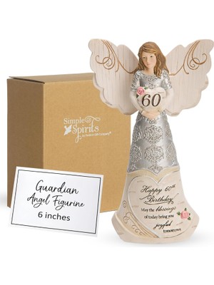 Zemira Gift Company 82415 Elements Angels - Happy 60TH Birthday May The Blessings Of Today Bring
