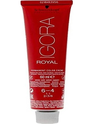 Zemira Schwarzkopf Igora Saç Boyası 60ML-NO - 6.4 Koyu Kumral Bej