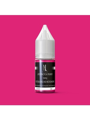 Zemira Bi̇omaser Kalıcı Makyaj Microblading Eğitim Pratik Lateks Pigmenti, 10ML, Pembe