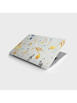 Zemira Sticker Bilgisayar Pc Kaplama Etiketi Renkli Notalar