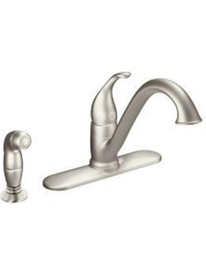 Zemira Moen 7840SRS Camerist One-Handle Low Arc Musluk, Spot Resist Paslanmaz By Moen
