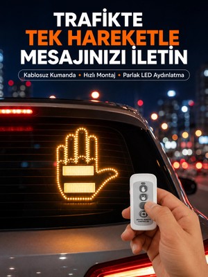 Mey ® Kompakt Tasarımlı LED Jest Işığı – Selam ve Teşekkür Modları Najmaddin