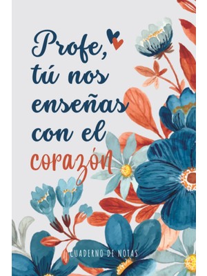 Zemira Profe, Tú Nos Enseñas Con El Corazón - Regalo Personalizado Y De Agradecimiento Profe