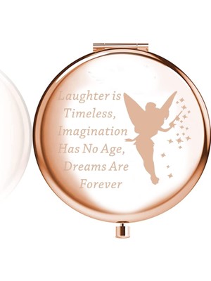 Zemira Lqri Peri Masalı Kompakt Ayna Peri Zili Hediye Laughter Is Timeless Imagination Has No Age Makyaj A