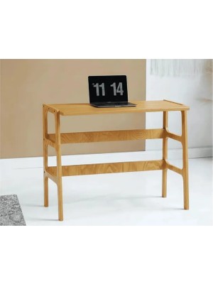 Vivense Woodesk Ceres Ahşap Çalışma Masası, Tik Renk