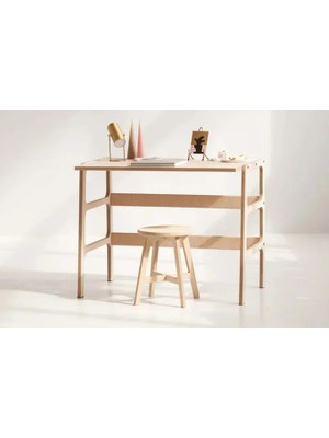 Vivense Woodesk Gordion Ahşap Çalışma Masası, Natural Renk