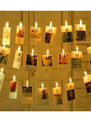 Hereveoyuncak Işıklı Mandallı Fotoğraf Albümmü 20LI
