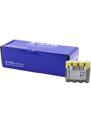 Ttt 60 Adet Kalem Pil - 4'lü Folyo Paketli - Aa