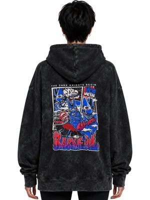 Sevbano Babymetal Rock Metal Müzik Grubu Baskılı Unisex Oversize Premium Yıkamalı Hoodie Sweatshirt