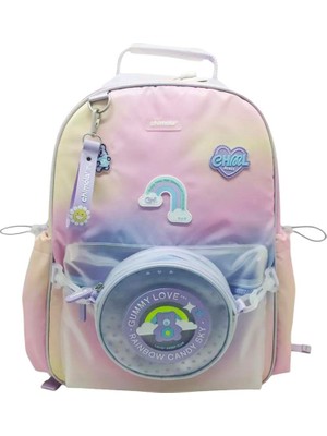 Eastpak Chımola Raınbow Ayıcık Sarı-Pembe Sırt Çantası 17" CHM-CN0068