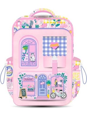 Eastpak Chımola My House Bloomıng Cats Pembe Sırt Çantası 16" CHM-CN0052
