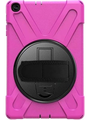 Lizbon Center Galaxy Tab A7 10.4 SM-T500-T505-T507 Kılıf Shockproof 3 Katmanlı Standlı Zırh K - HBSBLC8065-3