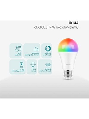 Esranın Dünyası Çok Renkli LED Wi-Fi Akıllı Ampul, Enerji Tasarruflu ve Uzun Ömürlü
