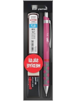 Esranın Dünyası Tikky Rd 0.7 Kalem + Min Silgi Hediyeli, Ahududu Pembe