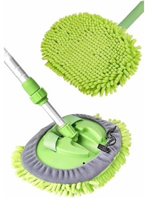 Esranın Dünyası Uzun Saplı Mikrofiber Yıkama Fırçası - Araç Temizliği Için Çiziksiz Kullanım