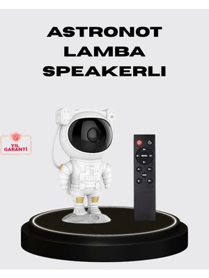 Brf Store Lizbon Center 8 Efektli Astronot Galaxy Projektör Uzaktan Kumandalı LED Gece Lambası
