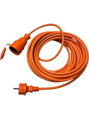 Brf Store Lizbon Center 10 Metre Uzatma Kablosu | 3x1.5mm² IP44 Su Geçirmez Seyyar Priz | Bahçe, Inşaat, Dış M