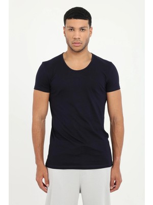 Dufy Erkek Slim Fit Siyah Atlet