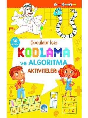 Martı Çocuk Yayınları Çocuklar Için Kodlama ve Algoritma Aktiviteleri - Sarı