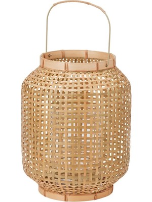 IKEA Pavefınk Bambu 33 cm Fener