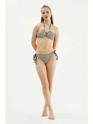 Eros Siyah 2018ESBK Boyundan Bağlı Straplez Bikini Tk.