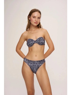Pierre Cardin Dolgulu Straplez Bikini