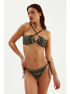 Siyah 2104ESBK Dantelli Bikini Tk