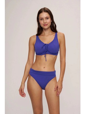 Pierre Cardin Melt Önü Sürgülü Toparlayıcı Bikini Takım - SAX