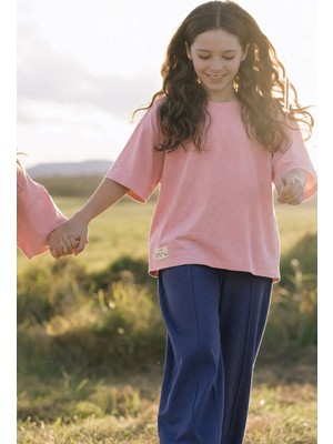 Cigit Düşük Kol T-Shirt Takım 5-12 Yaş Pembe